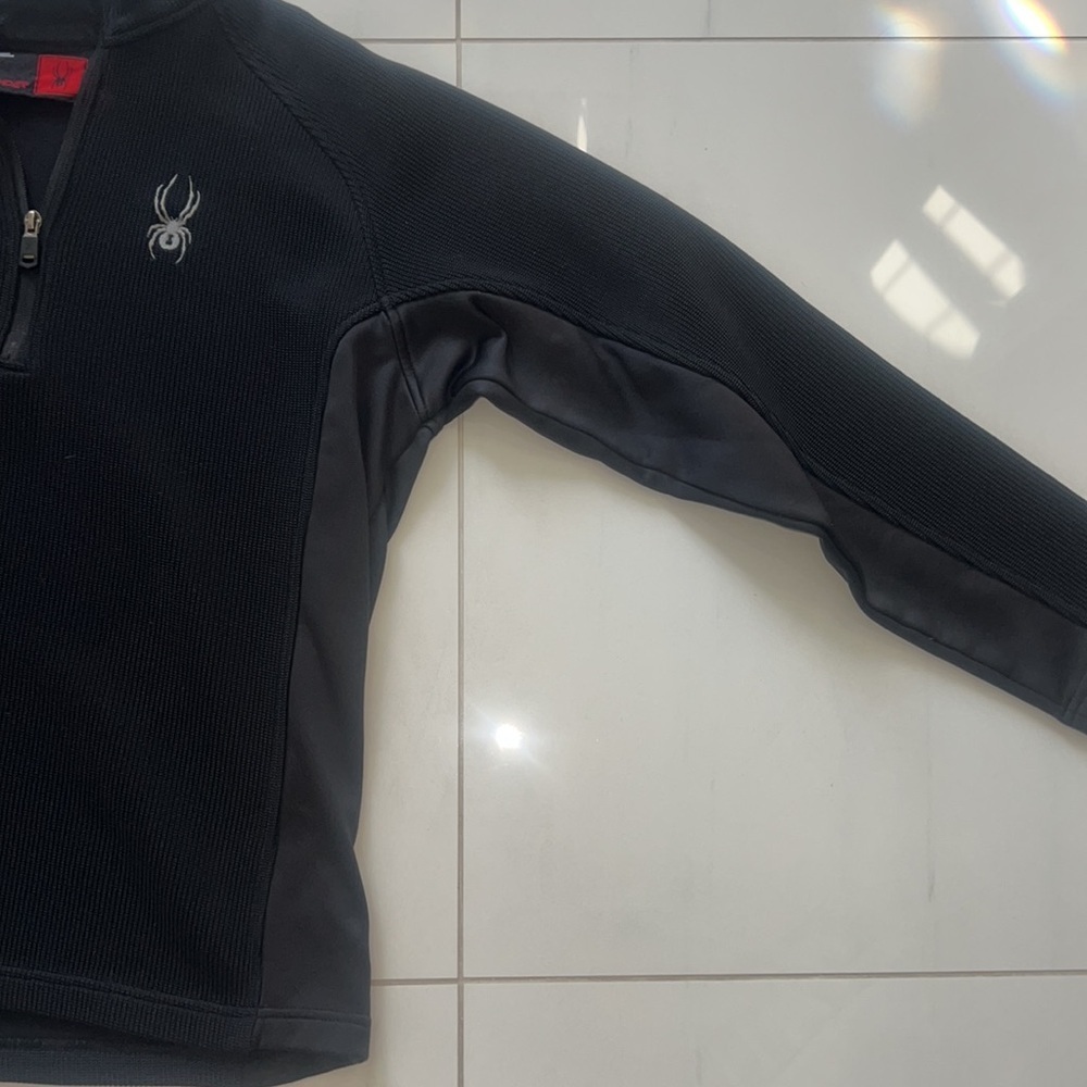 Spyder Black BANDIT HALF ZIP
FLEECE JACKET Size L - Picture 4 of 6
